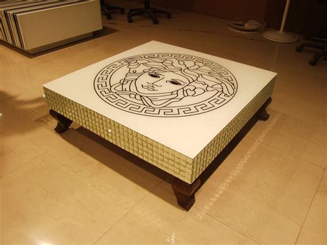 versace glass coffee table|Versace coffee table book.